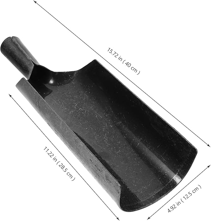 HEMOTON Heavy-Duty Manganese Steel Gardening Shovel Spade Large Flat-Head Digging Tool for Tree Planting and Soil Excavation in Lawn and Garden Use