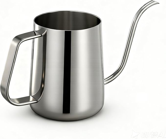 Small Watering Can for Indoor Plants - 20 oz Mini Indoor Watering Can with Long Spout Gooseneck Rust-Proof Stainless Steel Tiny Watering Kettle for Small Plants
