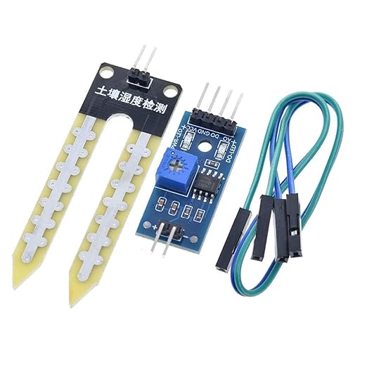 5 Pieces of LM393 3.3V-5V Soil Moisture Detection Sensor, Soil Humidity Sensor,Soil Hygrometer for Arduino Automatic Watering Systems,Robots, and Smart Cars