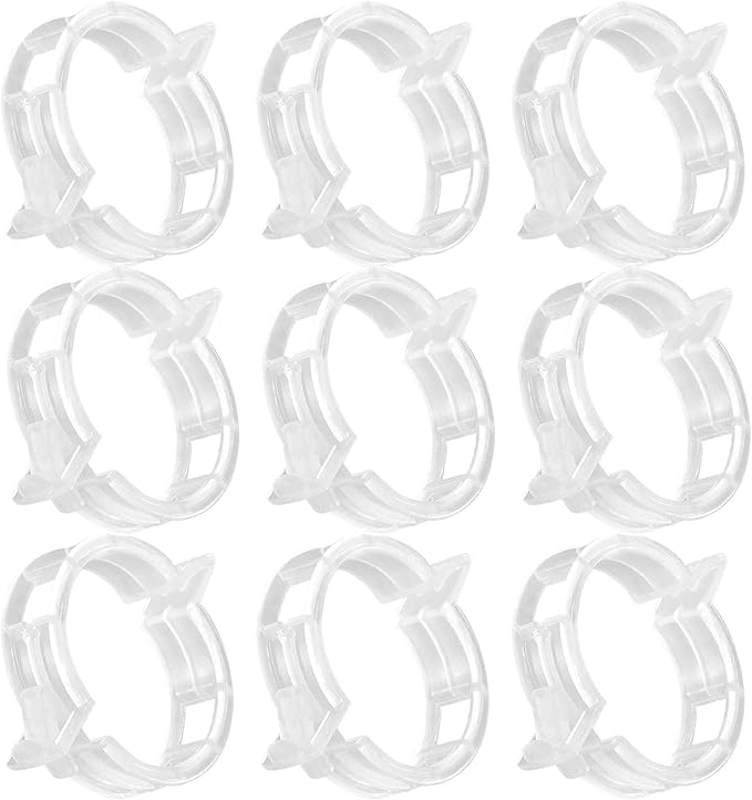 120 Pack Tomato Clips for Climbing Plants - Plant Support Clips, Garden Clips & Tomato Trellis Accessories | Plastic Plant Clips for Vertical Gardening, Cucumbers, Orchids, Vegetables