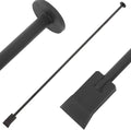 Root Cutter Digging Tool, 72 Inch Steel Tamping and Digging Bar Heavy Duty Garden Remover Tool for Bamboo Tree Roots Firewood Cutter Rocks Shrubs Bushes Stumps