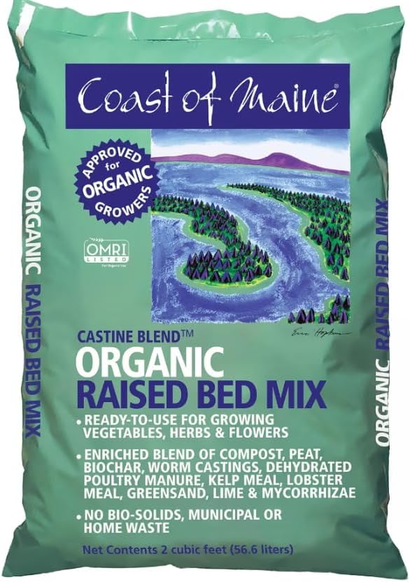 COAST OF MAINE Raised Bed Soil Mix, 1 EA