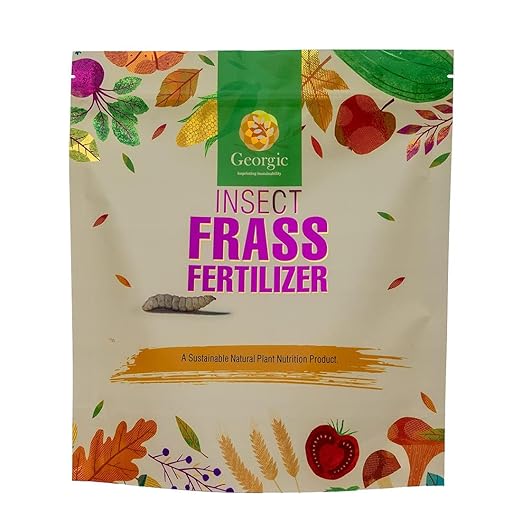 Natural Insect Frass Fertilizer & Veg N Bloom Plant Food Mix, All Purpose Natural Fertilizer for Vegetables, Herbs, Flowers & Indoor Plants – Soil Conditioner, Root Booster & High Yield Plant Nutrient
