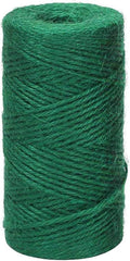 Vivifying 328 Feet Green Garden Twine, Natural 2mm Jute Twine for Floristry, Bundling, Crafts, Chistmas Wrapping (Dark Green)