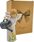 Gardening Gifts for Women - Hand-Carved Resin Figurine with Vintage Watering Can, Small Collectible Decor for Gardeners/Moms/Teachers - Perfect Birthday/Thank You/Moving Gift