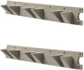 Suncast 2 Pack Wall Stud Mounted Garden Tool Hanger Organizer for Garage or Storage Space, 24 x 4.25 x 6 Inches, Holds Up to 6 Long Handled Tools