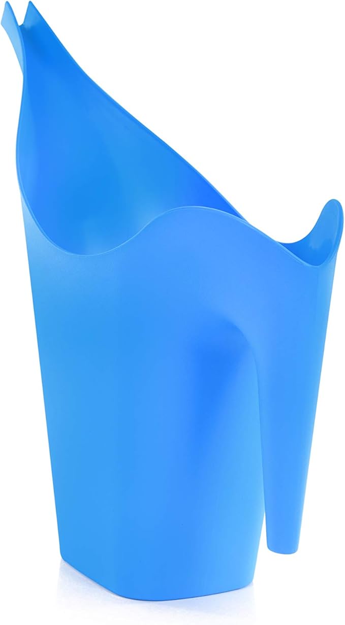 Mintra 1/2 Gallon Plant Watering Can, Long Spout Plastic Water Pitcher for Indoor & Outdoor Use, Durable & Lightweight Water Can for Watering Flowers & Potted Plants, 1 Pack, 2L/68 oz – Light Blue