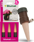 Blumat Classic Self-Watering Stakes - Prevents Overwatering and Underwatering for Healthy Growth While You are Away - Ideal for Indoor Plant Watering, 6 Pack, wo Adapter