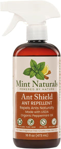 Natural Ant Repellent Spray – USDA Organic Peppermint Oil Formula That Helps Deter Ants, 16 oz – Made in USA by Mint Naturals