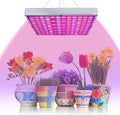 Juhefa LED Grow Lights for Indoor Plants, Panel Plant Light Full Spectrum with IR & UV Bulbs for Seedlings,Micro Greens,Clones,Succulents (Size:9.9x9.9inches)