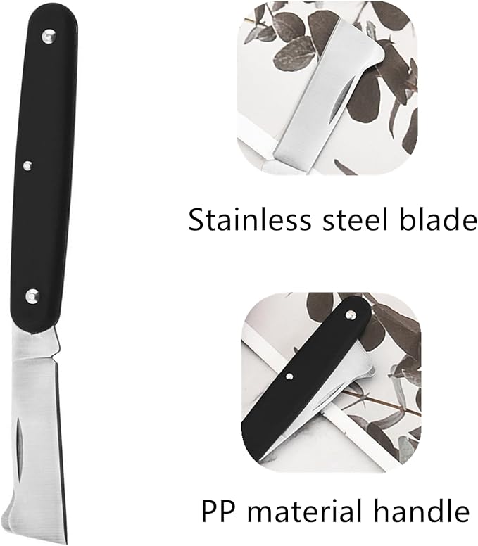 Grafting Gardening Knife for Pruning, Garden Knife Multi Cutting Tool for Budding Pruning, Grafting Cutting Budding Tool for Floral Fruit Tree