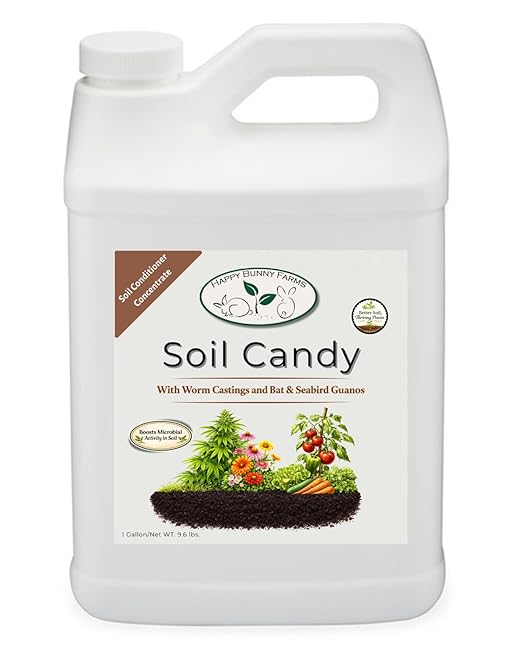 Worm Castings Tea Plant Juice with Bat and Seabird Guanos. Soil Candy, Gallon with Seaweed Extract and Humic Acid Restorer - Plant Fertilizer - Compost Starter (Gallon)