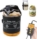 Sourdough Warmer Wrap Kombucha Heating Wrap Fermentation Heat Pad with Temperature Control Timer Sourdough Starter Warming Mat for Home Brewing Fermentation Sourdough Proofing