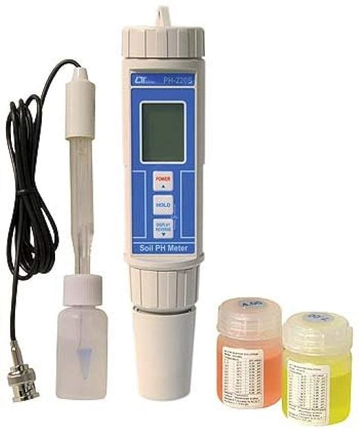 Electronic Pen Type Soil Ph Meter (Range: 0 to 14 pH) for Horticulture, PolyHouse, Plants Nursery, Gardening, Education Institution, Laboratory | Model: PH 220S