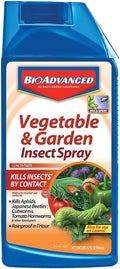 BioAdvanced Vegetable and Garden Insect Spray, Concentrated Insecticide, 32-Ounce