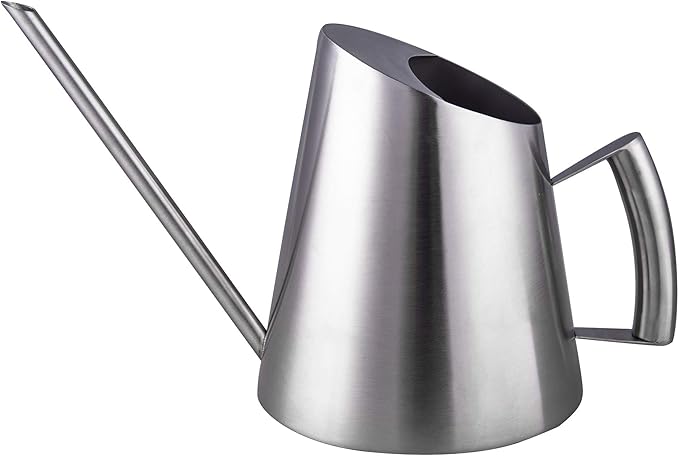 IMEEA Indoor Watering Can Stainless Steel Watering Can for Indoor Plants with Long Spout, 50oz/1.5L