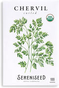 Sereniseed Certified Organic Curled Chervil Seeds – Non GMO, Heirloom – Seed Starting Video – Seeds for Indoor and Outdoor Planting (Anthriscus cerefolium)