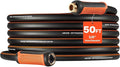 VEVOR Garden Hose, 50 ft 5/8" Heavy Duty 4-Layer Rubber Water Hose, 150PSI Working & 600PSI Burst, Flexible & Non-kink Outdoor Waterhose with 3/4" Fitting, Lightweight Hoses for Gardening Cleaning
