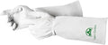 Leather Gardening Gloves for Women & Men, Long Garden Gloves, Cowhide Gauntlet Rose Pruning Thorn Resistant, Forearm Protection, 2XL, Natural