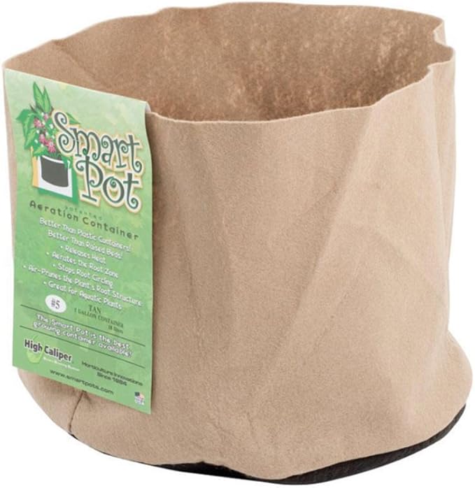 Smart Pots 7-Gallon Smart Pot Soft-Sided Container, Tan