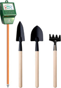 Soil Moisture Meter Garden Tools Set - 4 in 1 Plant Water Meter with Mini Shovel, Trowel & Hand Rake for Indoor Outdoor Plants, Succulents, Bonsai, Houseplants