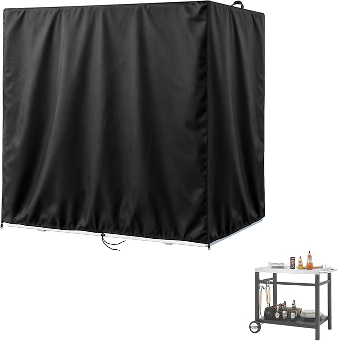 Kasla Storage Cabinet Cover, Outdoor Chest Storage Waterproof Cover, Weatherproof Cabinets Covers for Kitchen Patio Garden Backyard - 40"Lx24"Wx32"H