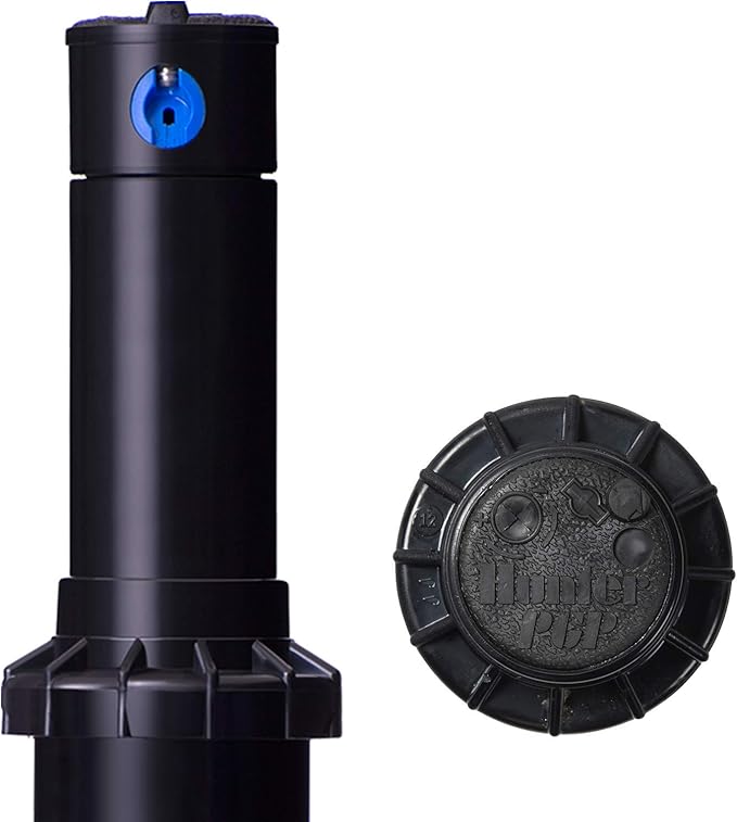 Hunter PGP-ADJ 3/4" Rotor Sprinkler,Adjustable 40°– 360° Arc,Gear Drive,4" Pop Up Sprinkler,Lawn Irrigation Head,22–52 ft Spray Distance,Preinstalled 3.0 GPM Nozzle,(Pack of 24)