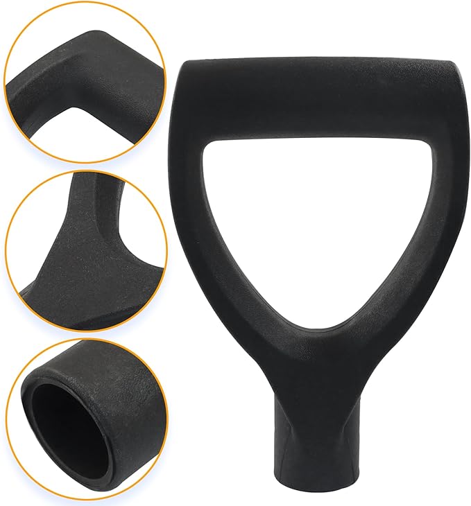 Shovel D Grip Handle, 28mm Inner Diameter Plastic Spade Handle for Digging Raking Tools