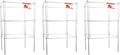 Cedar Ridge Square Foldable Flower Support Cage – Heavy-Duty Plant Support for Peonies, Mums & Pepper Plants – Ideal for Flower Beds & Garden Borders. Made in USA (13x24) – 3-Pack