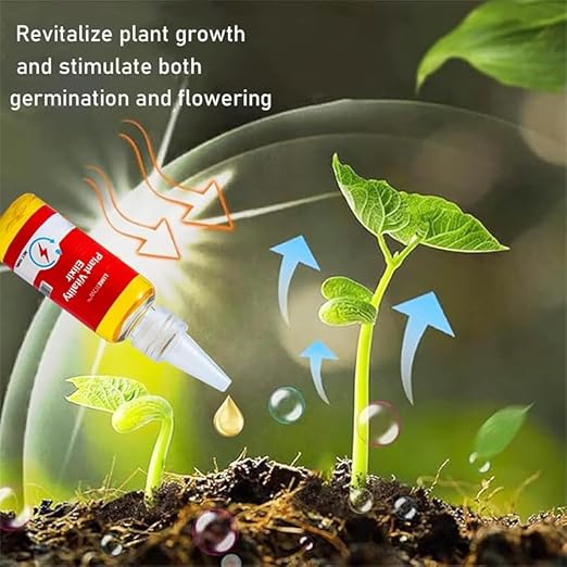 Limetown Plant Vitality Elixir, Money Tree Fertilizer, Limetown Phyto Vitamin Solution, Limetown Plant Fertilizer, 50ml, Plant and Flower Liquid Solution (2 Pcs)