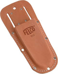 FELCO F910 USA Made Leather Holster – Belt Pouch for Pruners, Wire Cutters & Folding Saws | Tool Holster with Clip & Loop Attachment | Heavy-Duty Genuine Leather, Molded Fit, Universal Tool Carry