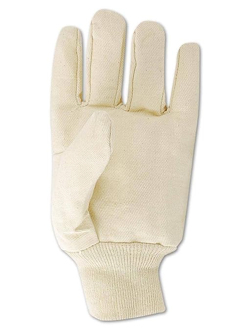MAGID MultiMaster Lightweight Cotton Canvas Gloves, 12 Pairs, Size Men's Jumbo (Fits XL) (T83J)