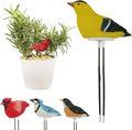 Soil Moisture Meter, Bird Shape Plant Water Tester Hygrometer Sensor Gardening Tool, Portable Watering Alarm Chirping Bird Plant Water Tester for Indoor Outdoor Plants Garden Decorations (yellow)