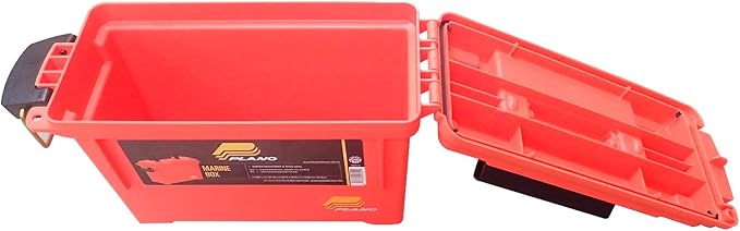Plano 1312 Dry Storage Emergency Marine Box, Orange (Pack of 6)