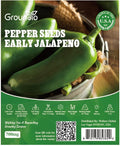 Jalapeno Pepper Seeds for Planting, Non-GMO Heirloom Vegetable Seeds for Outdoor Home Garden, Easy to Grow, Perfect for Salsa & Hot Sauce