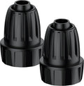Pawfly 10 Pcs 1/2" to 3/4" Hose Adapter, 1/2 Inch Drip Irrigation Tubing to Faucet/Garden Hose Adapter, 3/4 Inch Garden Faucet Connectors, 3/4" FHT to 1/2" Drip Irrigation Fittings