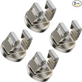 ULIBERMAGNET Magnetic Mop Broom Holder,Heavy Duty Movable Magnetic Tools Holder,Anti-slip Magnetic Mounted Utility Storage Mop Shovel Hanger for Garage, Kitchen, Laundry, Garden(4 Pack/Silver)