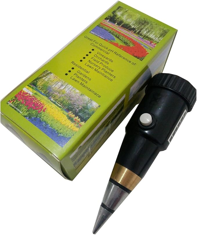 Professional Soil pH Meter Tester Moisture Sensor Soil water monitor Soil Tester PH Instrument Hygrometer monitor humidity data logger recorder PH range 3~8ph Moister range 1~8