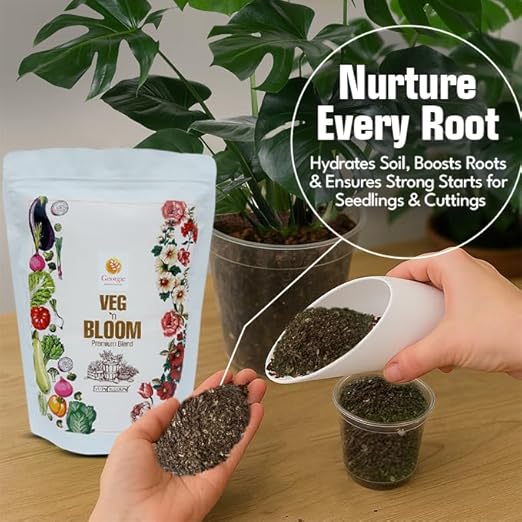 Natural Insect Frass Fertilizer & Veg N Bloom Plant Food Mix, All Purpose Natural Fertilizer for Vegetables, Herbs, Flowers & Indoor Plants – Soil Conditioner, Root Booster & High Yield Plant Nutrient