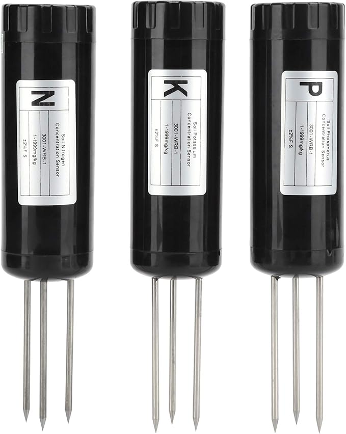 Pilipane Soil Sensor Meter, NPK Meter Sensor, Intelligent Nutrient Fertilizer Detector, Soil Tester Digital Soil Test Kit for N, P and K, Gardening Tool for Garden, Lawn, Farm, Indoor & Outdoor Use