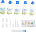 Soil Test Liquid Solution, PH Nitrogen Phosphorus Potassium Measuring Soil Test Kit, Accurate Nutrient and pH Analysis with Recommendations Tailored to Your Soil Plant Needs,Grow The Best Lawn Garden
