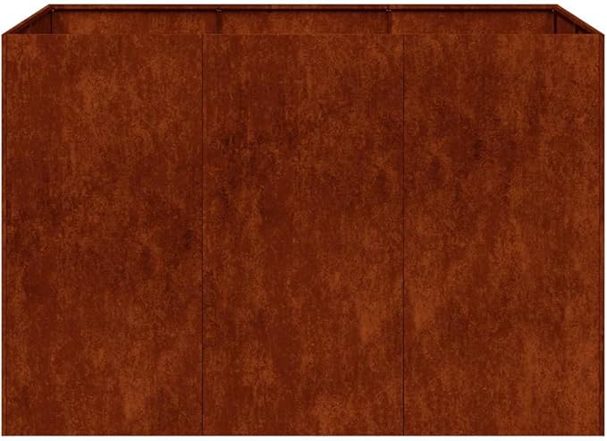 vidaXL Planter Rusty 47.2x31.5x31.5 Weathering Steel