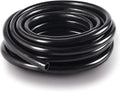 MIXC 1/2 Inch Drip Irrigation Tubing, 75FT Main Tubing Hose, Flexible PVC Hose for Irrigation Parts Drip Emitters Drip Irrigation Systems, Black