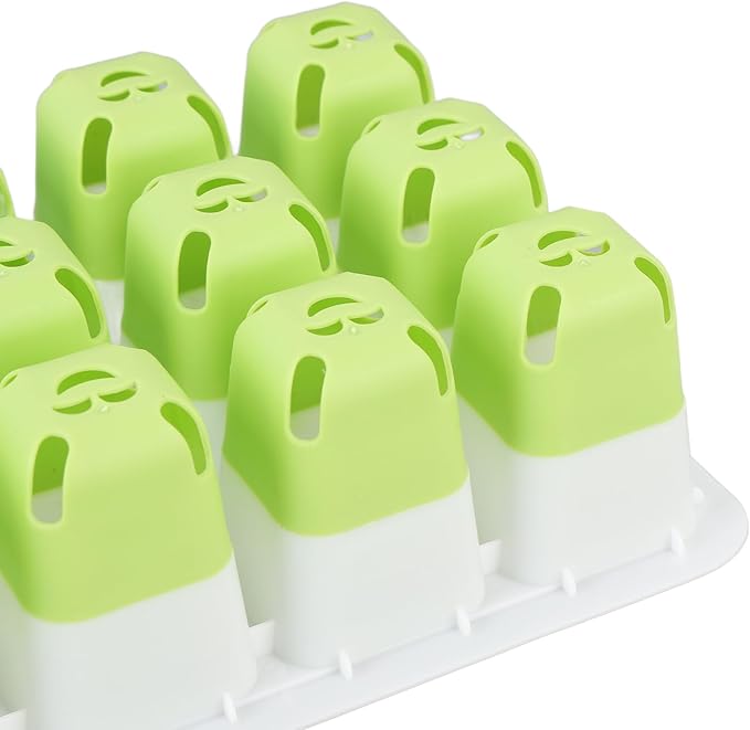 Yosoo Health Gear Plant Starting Tray 5 Packs Silicone Seed Starter Tray, Reusable Out Cells Indoor Plant Germination Tray for Vegetables Fruits Flowers, Flexible Plant Tray with Humidity Dome