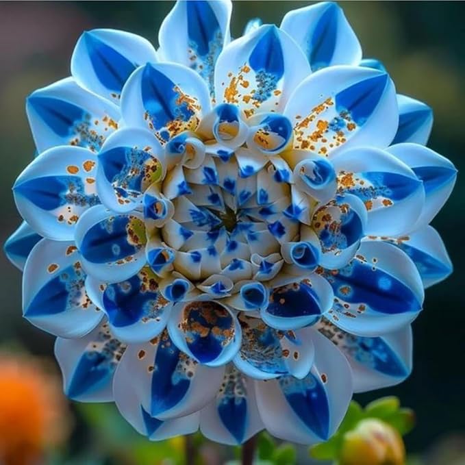 100+ Labyrinth Dahlia Seeds for Planting - Exotic Labyrinth Dahlias Seeds Flower Non-GMO Heirloom Garden for Indoor Outdoor