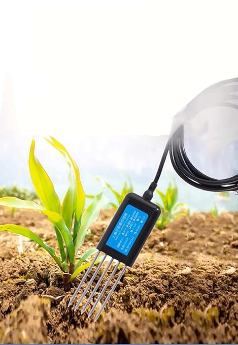 8 in 1 Soil Tester, Nitrogen, Phosphorus, Potassium Npk Tester, Ph, Moisture, Nutrient Conductivity, Ec Meter,High Accuracy Digital Sensitive,Soil Fertility Test