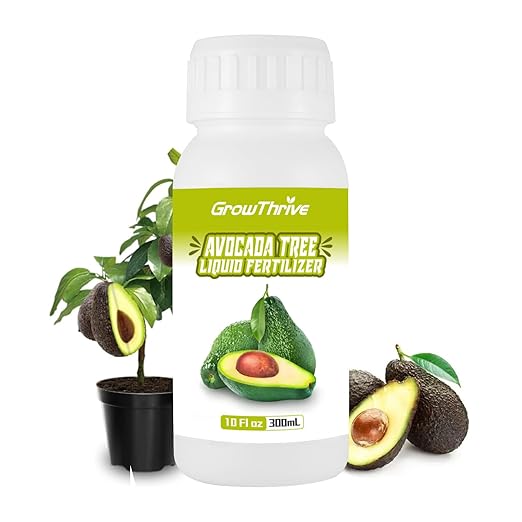 Avocado Plant Food 10oz – Organic Liquid Fertilizer with Probiotics, Natural Root & Leaf Booster, Chemical-Free Avocado Tree Fertilizer for Bigger, Tastier Fruits, Strong Growth