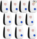 Ultrasonic Pest Control Repeller 10 Packs, Electronic Pest Repellent, Insect Repeller for Bugs, Mouse, Mosquito, Roach, Rodent, Spider, Ant