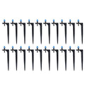Drip Irrigation System, Irrigation System for Garden Greenhouse Micro Drip Irrigation Kit Automatic Irrigation System Courtyard Spray Plant Watering System with Adjustable Nozzle Emitter(20PCS)