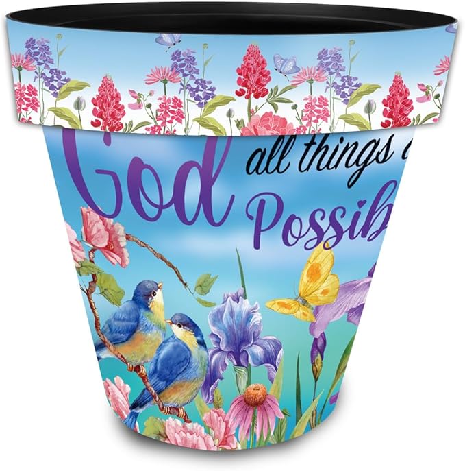Briarwood Lane with God Medium Planter